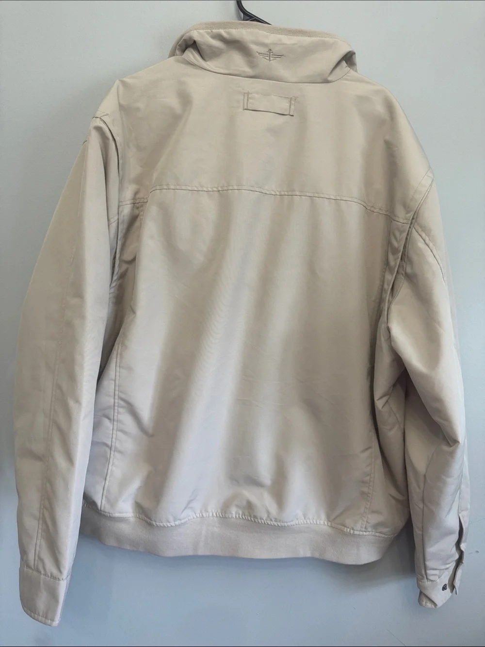 Dockers Men's Light Beige Zip Jacket